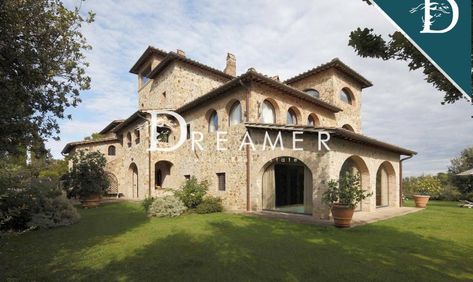 Villa For Sale In Castelnuovo Berardenga, Near Siena In Siena, Tuscany, Italy For Sale (12485593) Siena Tuscany, Relaxing Moments, Antique Fireplace, Elegant Dining Room, Beautiful Pools, Modern Houses, Iron Gate, Tuscany Italy, Terrace Garden