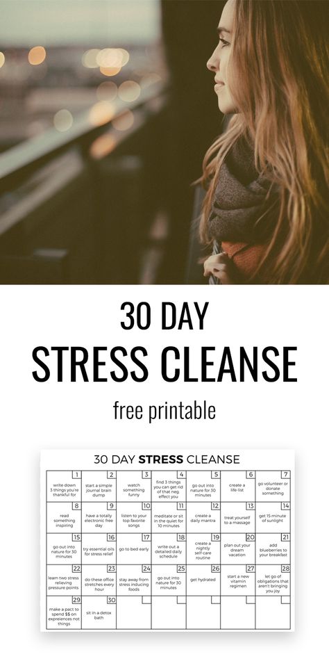 30 Day Stress Cleanse - Love and Marriage Fitness Board, Wellness Challenge, Coconut Health Benefits, Yoga Routine, 30 Day Challenge, Ways To Relax, Yoga Inspiration, Yoga Meditation, Self Improvement