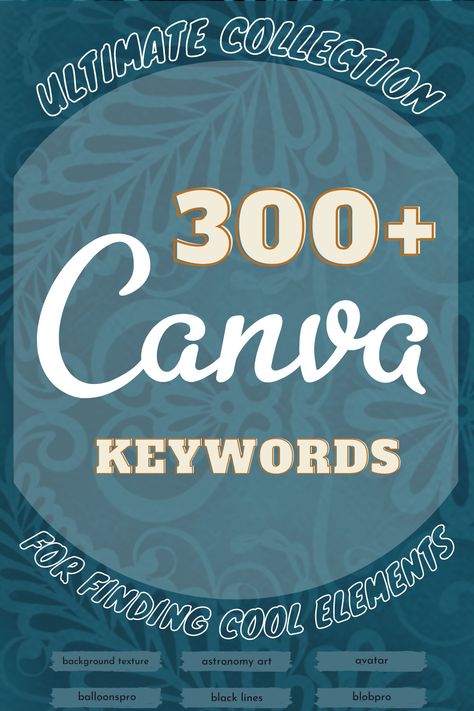 Ultimate List of 300+ Canva Keywords – Becky on web Key Words For Canva Elements, Canva Graphics Keywords Free, Crazy Graphic Design, Canva Keywords Elements Free, Canva Background Keyword, Canva Graphics Keywords, About Me Template Instagram, Canva Elements Keyword Free, All About Me Template