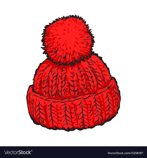 Gloves Illustration, Gear Drawing, Bird Silhouette Art, English Clothes, Cold Face, Chibi Hair, Woolen Hat, Wooly Hats, Fur Texture