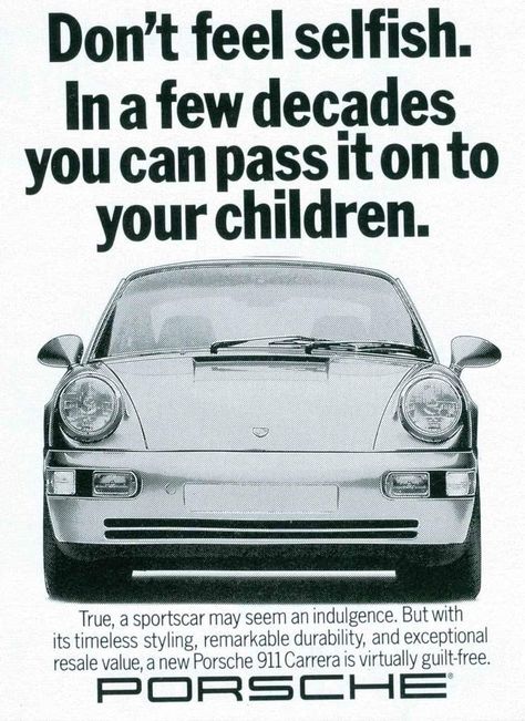 Well…..maybe. Apologizing Quotes, Clever Advertising, Old Garage, Cars Tees, New Porsche, Great Ads, Vintage Porsche, Vw Porsche, Retro Advertising