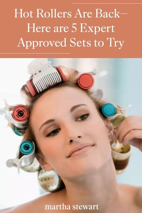 Hot rollers have made a comeback. Here, learn how to use hot rollers, courtesy of two hairstylists. Then, shop our experts' top hot roller set picks so you can recreate the look at home. Heat Curlers Hot Rollers, How To Hot Rollers For Long Hair, Hot Roller Setting Pattern, How To Use Conair Hot Rollers, Hot Roller Pattern, Curling Short Hair With Rollers, Using Hot Rollers On Medium Hair, Best Hot Rollers For Medium Hair, Best Hot Rollers For Long Hair