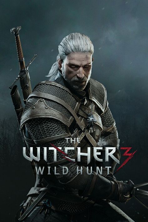 Witcher 3 Wild Hunt poster Witcher Series, Witcher Wallpaper, God Of Wars, The Witcher Game, The Witcher Wild Hunt, Witcher Art, E.t Art, Gaming Posters, Witcher 3 Wild Hunt