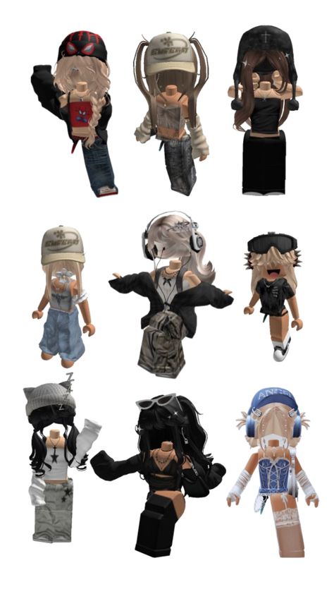 Fall Roblox Outfits, Fill The Jars Template, Eid Outfit, Female Avatar, Roblox Shirt, Roblox Outfits, Down Hairstyles, Avatar, Collage