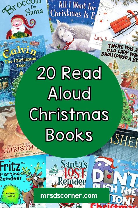 If you are looking for a list of great read aloud Christmas books for your classroom, this is it. This list is made up of a variety of different types of Christmas books, some are funny, some are classics or new twists on old favorites. Others are heartwarming and designed to help you share the magic of Christmas with your students. Others lend themselves well to STEM challenges and teaching ELA concepts like puns. All of them are perfect for reading aloud to your students in the classroom. Christmas Read Alouds, Christmas Read Aloud, Reading Aloud, Ace Books, Special Education Elementary, Read Aloud Books, Christmas Concert, Teaching Ela, Teaching Inspiration