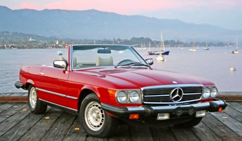 1980 Convertible Mercedes 450SL 70s Mercedes, Red Mercedes, Mercedes Convertible, Old Mercedes, Cars Mercedes, Mercedes Sls, Convertible Car, Mercedes Sl, Classic Mercedes