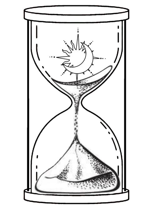 Hourglass Tattoo, Patchwork Sleeve, Sun Tattoos, Sun Tattoo, Hour Glass, Tattoos Ideas, Sun Moon, I Tattoo, Tatting