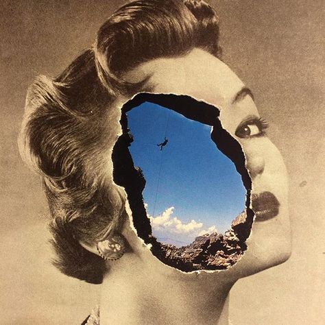 Analog Collage. Sedona, Arizona. Surreal Collage Art, Analog Collage, Soul Collage, Art Alevel, Collage Inspiration, Collage Diy, Photoshop Collage, Collage Art Projects, Paper Collage Art