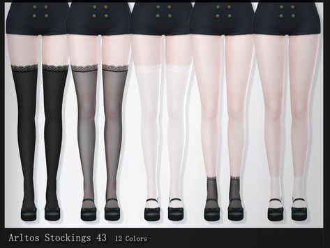 Stocking Sims 4 Cc, Sims4 Cc Stocking, Sims Cc Tights, Ts4 Socks Cc, Sim4 Cc Accessories, Sims 4 Thigh High Socks, Sims 4 Cc Thigh High Socks, Sims 4 Tights Cc, Sims 4 Tights