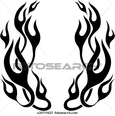 Truck Graphics, Motorcycle Paint Jobs, Mom Tattoo Designs, Harley Davidson Art, Flame Tattoos, Fire Flames, Flame Art, Free Clipart Images, Black And White Art Drawing