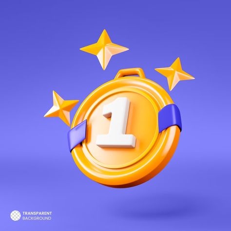 Free PSD | Free PSD gold medal icon isolated 3d render illustration Funny Emoji Faces, Mobile App Design Inspiration, Marketing Poster, App Design Inspiration, 3d Icons, Background 3d, App Logo, Digital Painting Tutorials, Game Icon