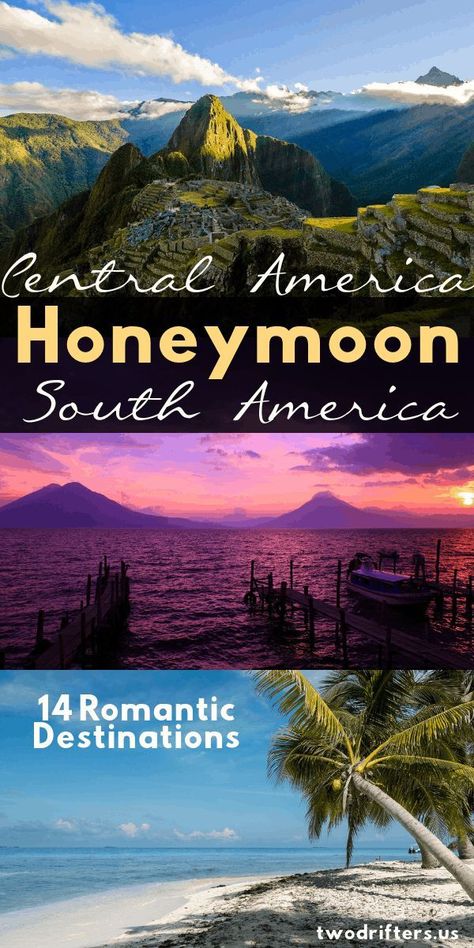 These 14 magical destinations are ideal for those seeking a unique, romantic honeymoon in South America or Central America. Which one will you choose? #Honeymoon #SouthAmerica #Travel #Honeymoons #SouthAmericaTravel #RomanticGetaway #WeddingPlanning #Romantic #CouplesTravel #CouplesTrip #wanderlust  #honeymoondestinations Places To Honeymoon, Couples Trip, European City Breaks, Ambergris Caye, Honeymoon Places, Luxury Honeymoon, Honeymoon Ideas, Central America Travel, Romantic Honeymoon