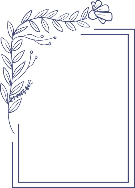 Outline Border Design For Project, Outline Design For Project, Border Design For Cards, Border Frame Design Graphics, Outline Designs For Project, Frame Clipart Border, Flower Making With Paper, Isometric Paper, Page Frames