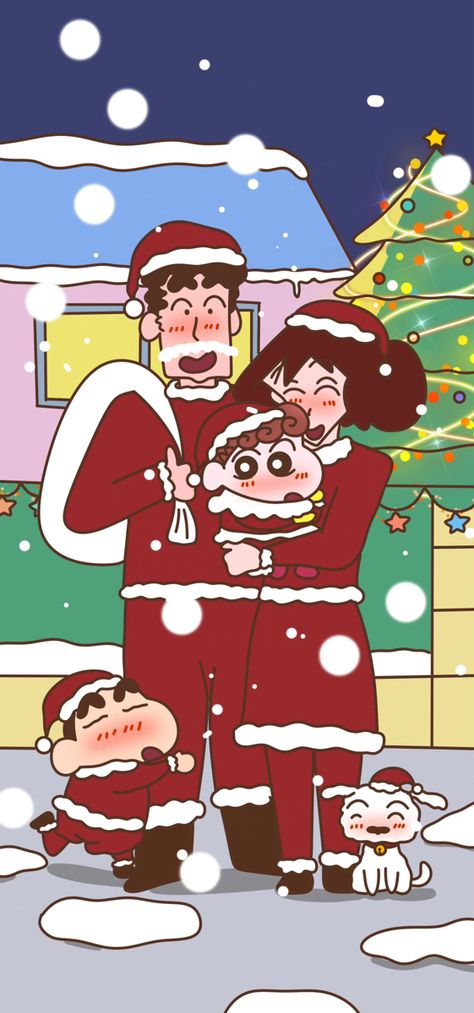 Shinchan Christmas Wallpaper, Shinchan Christmas, Shinchan Wallpapers Cute, Best Cartoon Shows, Childhood Memories Aesthetic, Shin Chan Wallpapers, Sinchan Wallpaper, Sinchan Cartoon, Doremon Cartoon