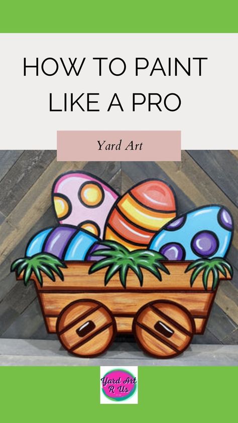 We are here to help you learn all the skills your need to make beautiful yard art Diy Wooden Yard Signs, Easter Yard Art, Wood Yard Art, Wooden Pattern, Art And Craft Videos, Diy Workshop, Diy Yard, Wooden Cutouts, Outdoor Paint