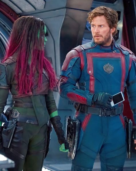 Gotg 3, Starlord And Gamora, Marvel Character Design, Marvel Characters Art, Marvel Artwork, Marvel Films, Chris Pratt, Avengers Movies, Star Lord