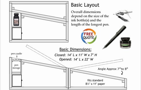 Woodwork Tips, Slope Design, Camping Gear Checklist, Writing Slope, Writers Desk, Vintage Stationary, Camper Awnings, Chuck Box, Collection Storage