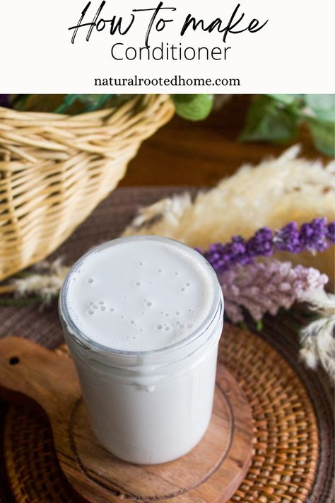 Coconut Milk Beauty Recipes, Diy Coconut Milk Conditioner, Coconut Oil Conditioner Diy, Make Your Own Conditioner, Coconut Milk Shampoo And Conditioner, Homemade Natural Conditioner, Conditioner Recipe Homemade, How To Make Your Own Conditioner, Diy Conditioner Recipe