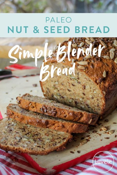 Gf Seed Bread, Seed Bread Gluten Free, No Grain Bread, Gluten Free Seeded Bread, No Flour Bread Recipes, High Fibre Bread, Clean Bread Recipe, Homemade Healthy Bread Recipes, Clean Eating Bread Recipes