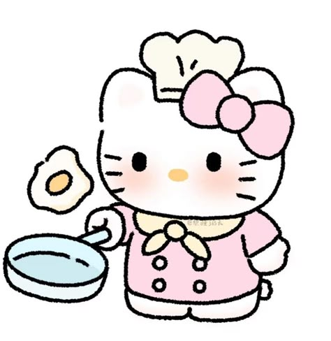 Hello Kitty Daniel, Cartoon Chef, Spiderman Art Sketch, Funny Duck, Kitty Drawing, Hello Kitty Drawing, Food Drawing, Spiderman Art, Hello Kitty Wallpaper