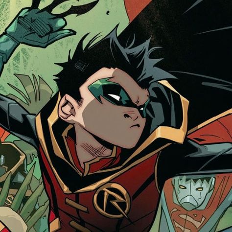 Robin Damian Wayne, Damien Wayne, League Of Heroes, Robin Dc, Teen Titan, Dc Icons, New 52, Dc Comics Artwork, Damian Wayne