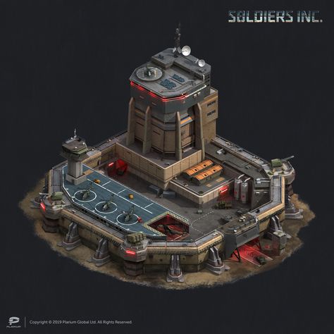 Scifi Lab, Helicopter Carrier, Scifi Building, Sci-fi Ui, Private Military Company, Military Bunkers, Sci Fi Building, Base Building, Space Engineers