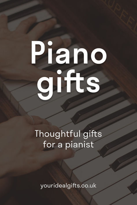 Piano Gifts Gifts For Pianists, Gifts For Piano Teacher, Gifts For Piano Students, Gifts For Piano Players, Diy Gifts For Music Lovers, Piano Recital Gifts, Homemade Gifts For Friends, Gifts For Musicians, Piano Gifts