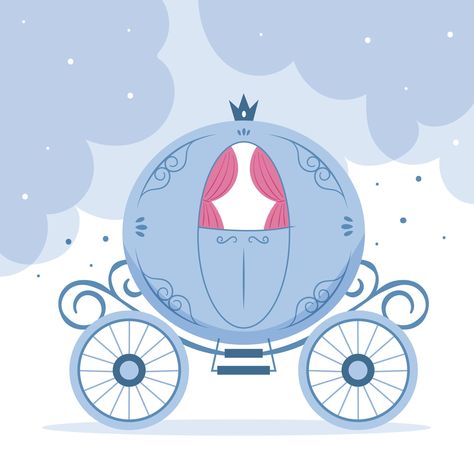 Fairytale Carriage, Cinderella Birthday Cake, Pbl Projects, Princess Illustration, Cinderella Birthday Party, Disney Illustration, Cinderella Carriage, Puzzle Games For Kids, Cinderella Party