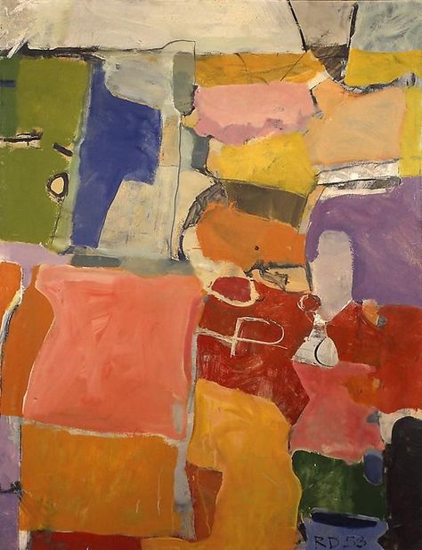 Richard Diebenkorn - Artists - Richard Gray Gallery Richard Diebenkorn Paintings, Diebenkorn Paintings, Richard Diebenkorn, Robert Motherwell, Cy Twombly, Gerhard Richter, Joan Mitchell, Francis Bacon, Camille Pissarro