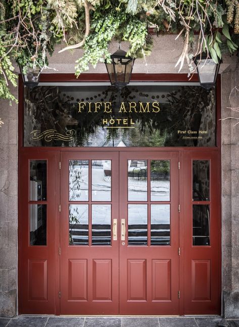 Braemar Scotland, The Fife Arms, Fife Arms, Pub Ideas, Heart Opening, Interior Signs, Hotel Entrance, Hotel Logo, Logo And Identity