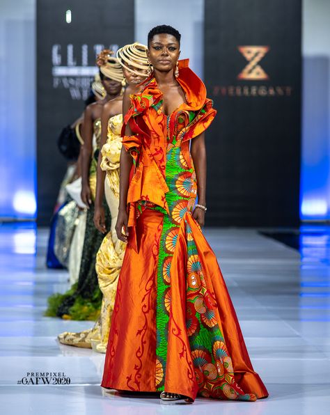 African Haute Couture Fashion, African Fashion Runway, Fashion Culture Inspiration, African Fashion Show, Green Glamour, New Orleans Fashion, Kitenge Fashion, Ghana Fashion, Self Care Sunday