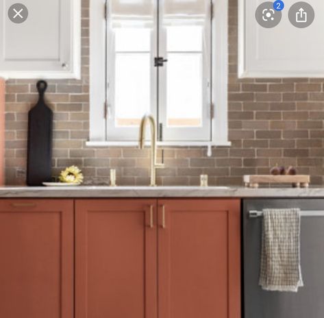 Dark Orange Kitchen Cabinets, Rust Orange Kitchen Cabinets, Apricot Kitchen Cabinets, Rust Kitchen Cabinet, Burnt Orange Cabinets, Dark Orange Kitchen, Coral Kitchen Cabinets, Burnt Orange Kitchen Cabinets, Orange Cabinets Kitchen