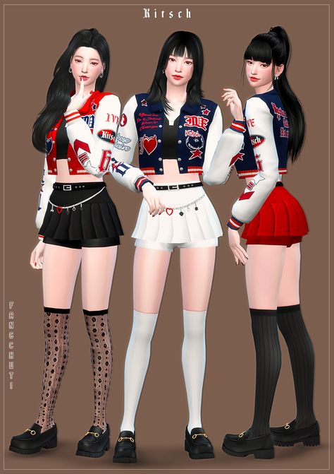 Sims 4 Kitsch Cc, Sims 4 Kpop Mods, Kpop Outfits Sims 4 Cc, Sims 4 Cc K Pop Clothes, Kpop Sims 4 Cc Clothes, Sims4 Kpop Cc, The Sims 4 Outfit Cc, Sims 4 Clothing Cc Female, Sims 4 Kpop Cc Clothes