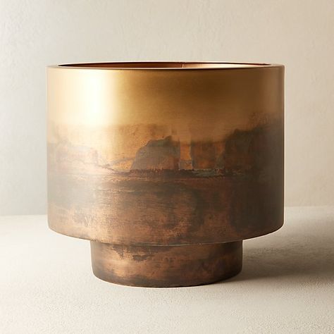 On my wish list. Love the texture Brass Cookware, Client Office, Modern Planters Outdoor, Nyc Apt, Gray Planter, Iron Planters, Mansard Roof, Black Planters, Square Planters