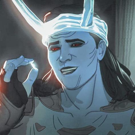 Frost giant Loki icon - What if Loki As A Frost Giant, Loki What If, Loki Frost Giant, Frost Giant Loki, Jotun Loki, Marvel Pfp, Loki Icon, Frost Giant, Loki Odinson