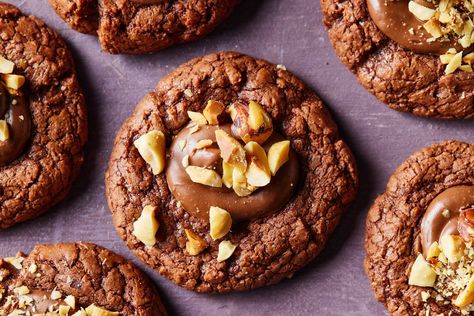 Skipping Christmas, Ny Times Recipes, Chocolate Hazelnut Cookies, Nyt Recipes, Melissa Clark, Hazelnut Cookies, Chocolate Peanut Butter Pie, Sweet Treat Recipes, Raw Cookie Dough