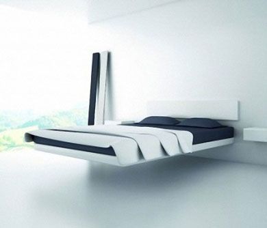 the Modernism Levitating Bed has it all! This bed connects to the wall from it stop and provides ample support for its occupants via a beam that extends to Floating Platform Bed, Beautiful Bed Designs, Platform Bed Designs, Bed Picture, Floating Bed Frame, Bed Platform, Floating Bed, Bed Design Modern, Casa Container