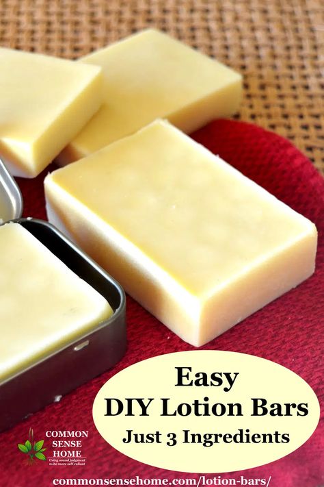 Make Lotion Bars, Easy Diy Lotion, Diy Lotion Bars, Lotion Bar Recipe, Make Lotion, Lotion Bars Diy, Homemade Lotion Bars, Easy Bar Recipes, Lotion Bars Recipe