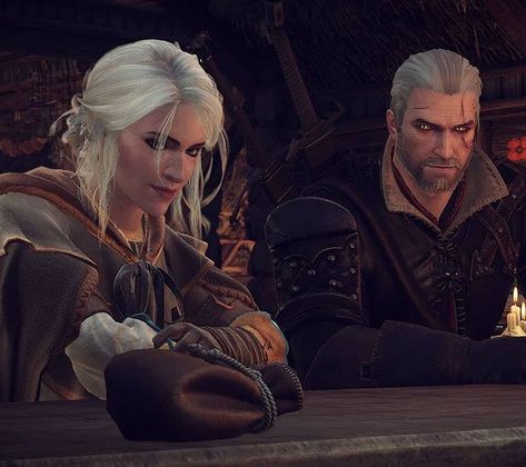 Ciri And Geralt, Ciri The Witcher, Geralt And Ciri, Witcher Art, Book Works, Geralt Of Rivia, Wild Hunt, The Witcher 3, White Wolf