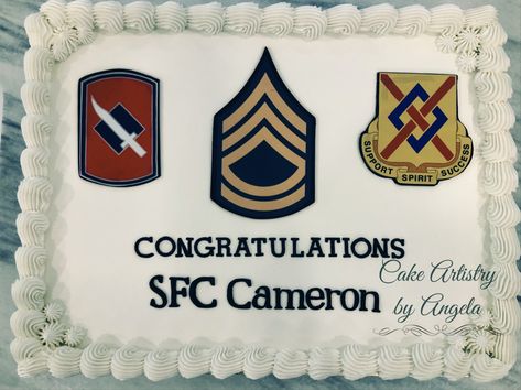 Military promotion cake Army Promotion Cake, Army Promotion, Promotion Cake, Army Cake, Military Cake, Army Gifts, Cake Cake, Holidays And Events, Cake Ideas