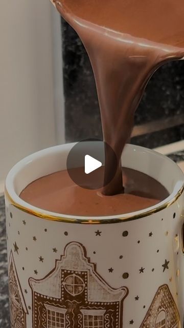 Teuta Misimi Hajradini on Instagram: "it’s hot chocolate season ❄️🍫🎄

YOU NEED:

• 300G chocolate
(70% cocoa, the brand doesn’t matter but it is always better to use a high quality chocolate)
• 350ML milk
• 200G double cream 
(see story highlight “hot chocolate” for a photo of the double cream if you don’t know what double cream is.)
• 3-4 teaspoons of powdered sugar

mix everything together and put on medium heat.
after 1-2 min add the 300g
chocolate and stir for a few minutes. 
if you want sweeter hot chocolate, add cocoa in a powder form. 

you can add whipped cream at the end. bought (like me) or homemade." Hot Chocolate Video, French Hot Chocolate, Chocolate Video, Chocolate Videos, Hot Chocolate Mix Recipe, Silk Chocolate, Xmas Desserts, Homemade Goods, Cozy Drinks