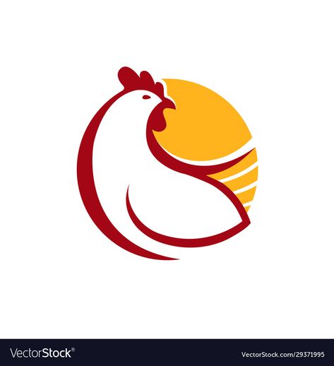 Chicken Logo Design, Farm Logo Inspiration, Animal Lover Tattoo, Cartoon Rooster, Chicken Vector, Animal Symbol, Chicken Logo, Farm Chicken, Rooster Art