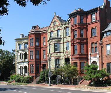 As more baby boomers become empty nesters, convenient neighborhoods for later-in-life housing are becoming a priority. Is gentrification of inner-city neighborhoods a livable solution? (Photo: Thinkstock) Dc Neighborhoods, Washington Dc Neighborhoods, Modern Log Cabins, Victorian Modern, Row Houses, Arch Architecture, Empty Nesters, Empty Nest, Modern Victorian