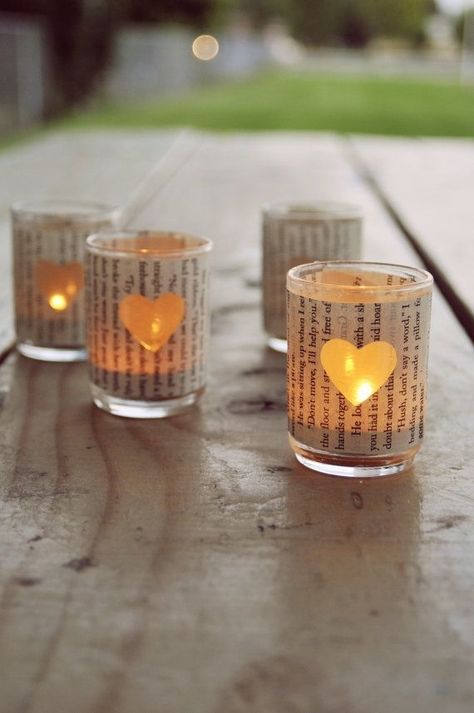 Paper Candle Holders, Lace Candles, Beaded Candle, Paper Candle, Organize Home, Personalized Wedding Decor, Candle Shades, Creative Candles, Music Crafts