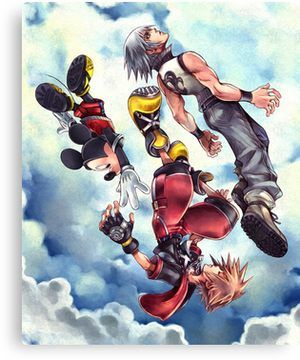 Dream Drop Distance Canvas Print Kingdom Hearts Dream Drop Distance, Dream Drop Distance, 3ds Games, Kingdom Hearts Wallpaper, Anime Kingdom, Kingdom Hearts Art, Video Game Posters, Kingdom Heart, Heart Poster