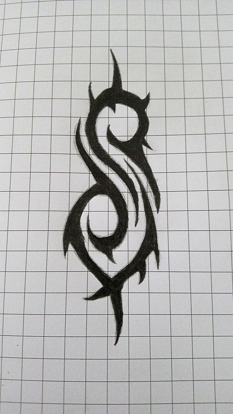 drawing Slipknot Logo, Bored In Class, Skulls Drawing, Graph Paper Art, Graph Paper, Slipknot, Book Art Drawings, Simple Art, Metal Bands