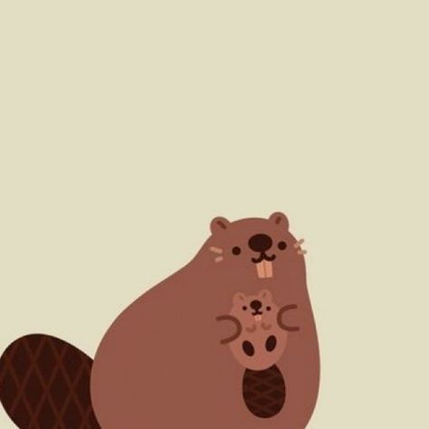 Cartoon Beaver Cute, Cute Beaver Illustration, Cute Beaver Drawing, Beaver Drawing Cute, Beaver Project, Beaver Silhouette, Beaver Cute, Baby Beavers, Beaver Illustration