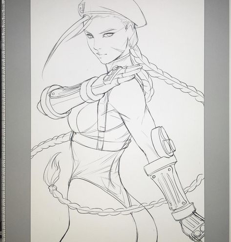 “Sketched out Cammy for my next SF character art series. :) #sfv #cammy” by artgerm Cammy White Wallpaper, Cammy White Street Fighter, Street Fighter 6 Cammy Art, Cammy Stretching, Stanley Artgerm, Fighter Tattoo, Street Fighter Sagat Art, Cammy Street Fighter, Ryu Street Fighter