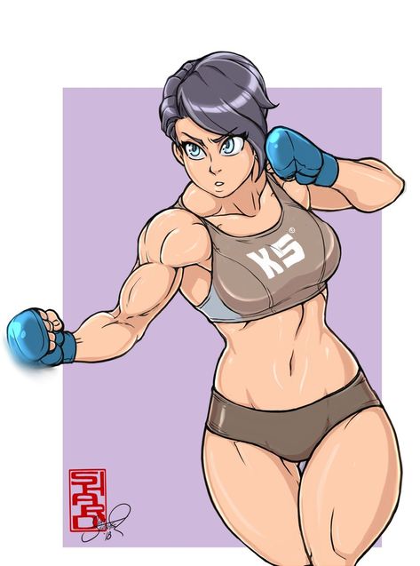 Female Boxers, Collection Box, Muscle Girls, Personalize Art, Character Description, Large Art, Long Weekend, Community Art, Love Art