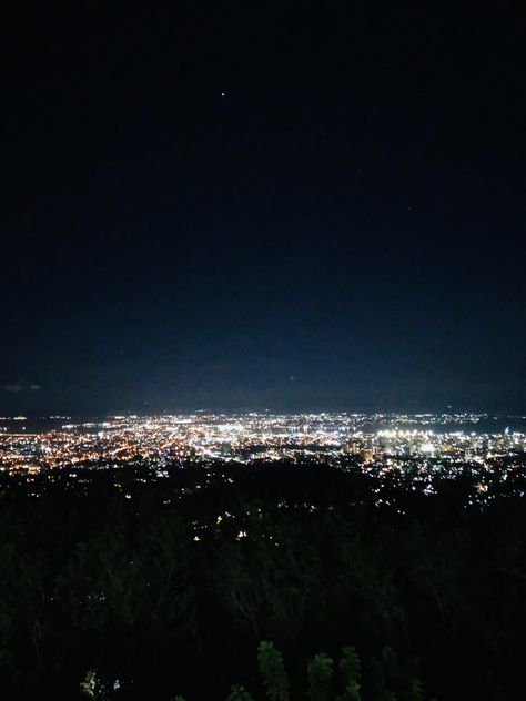 Cebu Night View, Busay Cebu City Lights, Cebu City Lights, Cebu At Night, Cebu City Aesthetic, Cebu Aesthetic, Aesthetic View, Fb Cover Photos, Fb Cover